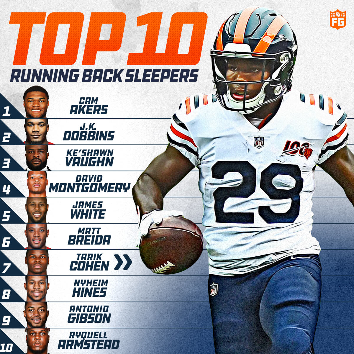 Top 10 Running Back Sleepers